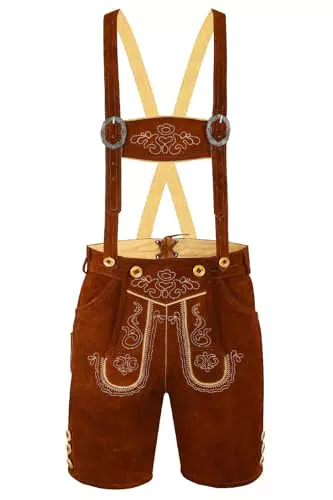 TR Martha Lederhose für Herren - Elegante Trachtenhose für das Oktoberfest