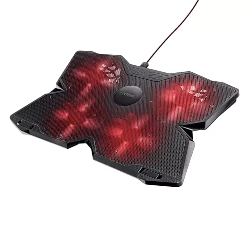 Trust Gaming GXT 278 Yozu Laptop-Kühler für 17,3 Zoll Gaming-Laptops, höhenverstellbar