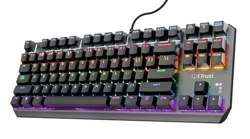 Trust Gaming GXT 834 Callaz TKL Mechanische Tastatur mit QWERTZ Layout und LED-Beleuchtung