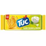 TUC Sour Cream & Onion Snack-Cracker mit feinem Salzgeschmack