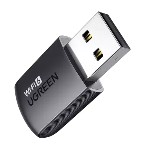 UGREEN AX900 WLAN Stick WiFi 6 Dual Band 2,4G/5GHz für Windows 11/10