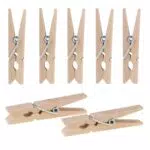 ULTNICE Holzklammern Mini Dekorative Klammer für Handwerk und DIY-Projekte