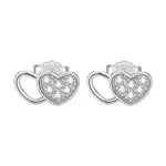 Unendlichkeit Ohrringe 925 Sterling Silber Ohrstecker für Frauen und Mädchen