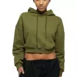 Urban Classics Damen Cropped Heavy Hoody Kapuzenpullover