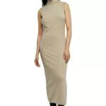 Urban Classics Damen Strickkleid TB6094 aus Eco-Viskose mit Rollkragen