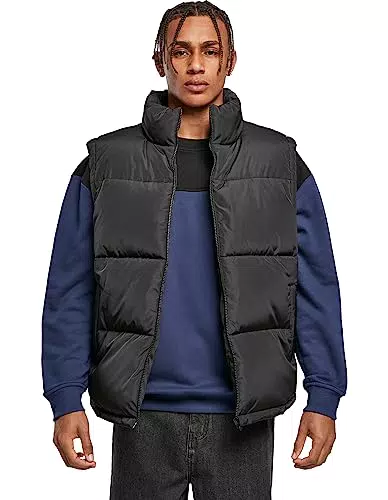 Urban Classics Herren Block Puffer Vest Jacke