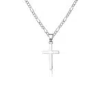 USEEDOVIA Klein Kreuz Kette für Damen und Herren – Jesus Schmuck Geschenk