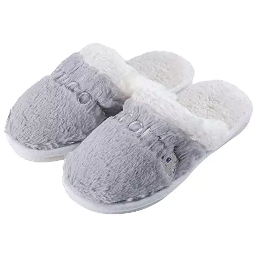 Vagasi Einhorn Hausschuhe Damen Mädchen Cartoon Pantoffeln Weich Slippers