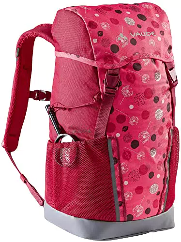 VAUDE Kinderrucksack Mädchen Puck rosa, komfortabler Wanderrucksack Kinder 14L