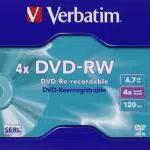 Verbatim DVD-RW 4,7GB - Wiederbeschreibbare DVDs für Ihre Daten