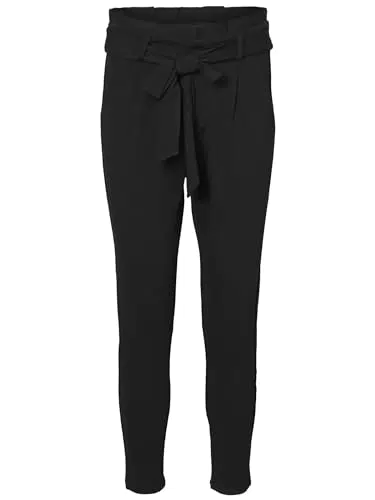 VERO MODA Vmeva Hr Loose Paperbag Hose für Damen - Freizeithose