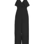 Vielke V-Ausschnitt Jumpsuit mit Trägern