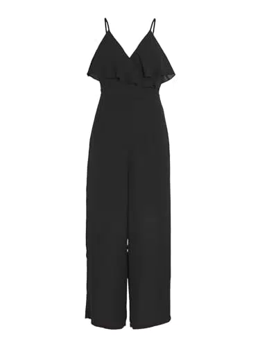 Vielke V-Ausschnitt Jumpsuit mit Trägern