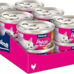 Vitakraft Poésie Mousse, luftige Katzennassfutter mit Huhn, ohne Zuckerzusatz