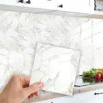 WALPLUS Klebefliesen für Bad und Küche – Selbstklebende Fliesenfolie 15x15 cm