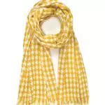 Kaschmir Schal Hahnentritt - Warmer Herbst Winter Stola Umschlagtuch Pashmina