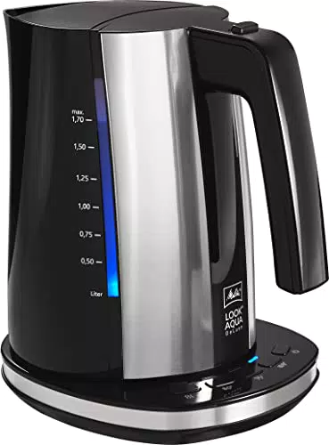 Melitta Wasserkocher Look Aqua DeLuxe 1026-14 mit Temperatureinstellung 80-100°C