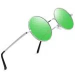 wearPro Sonnenbrille Unisex Retro Vintage Rund Polarisiert UV400 Schutz