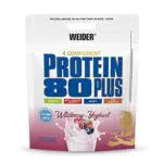 Weider Protein 80 Plus Eiweißpulver, Low-Carb Mehrkomponenten Mix für Shakes
