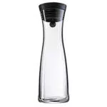 WMF Basic Wasserkaraffe aus Glas, 1 Liter, Glaskaraffe mit Deckel & Bel Gusto Salz und Pfeffer Streuer Set 2-teilig Streuer klein
