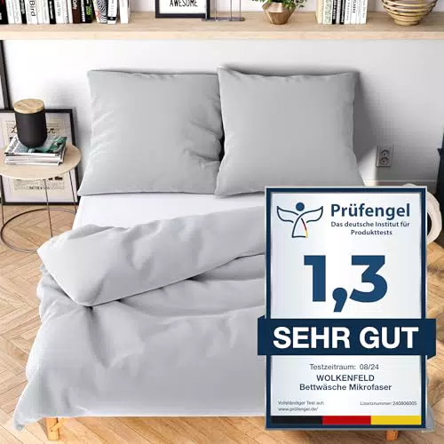 Wolkenfeld Bettwäsche - Kuschlig weich, bügelfrei & ÖKO-TEX zertifiziert