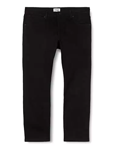 Wrangler Herren Slim Jeans Larston Black Valley, Black Valley 19a