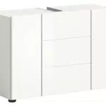 xonox Badezimmer Waschbeckenunterschrank Vira X2LA9705 Hochglanz Melamin