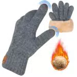 xyzmilz Winterhandschuhe für Damen und Herren - Touchscreen, Thermo Fleece, Sporthandschuhe