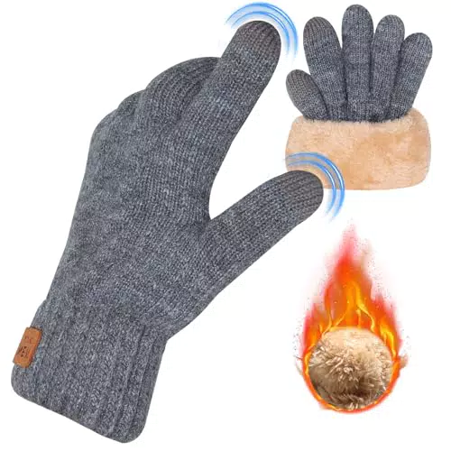 xyzmilz Winterhandschuhe für Damen und Herren - Touchscreen, Thermo Fleece, Sporthandschuhe