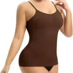 YARRCO Damen Shape Unterhemd Bauchweg Hemdchen Shapewear Trägertop Shaping BH Hemd Formendes Top Body Shaper Nahtloses Figurformendes Tanktop
