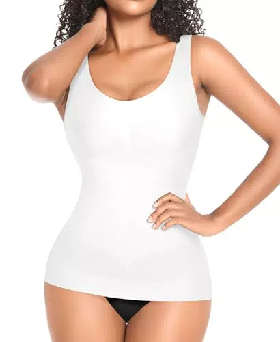 YARRCO Damen Shape Unterhemd Formende Tops Nahtlos Hemdchen