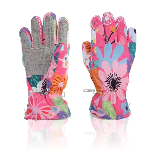 YooxArmor Kinder Skihandschuhe - Wasserdichte Winterhandschuhe für Jungen und Mädchen