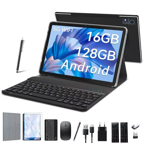 2025 Neueste Tablet 10 Zoll, 5G Wifi Android Tablet Mit 16GB RAM+128GB ROM