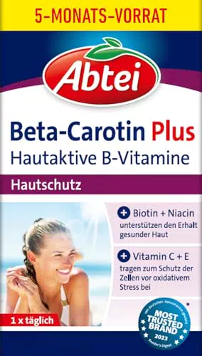 Abtei Beta-Carotin Plus Für den Erhalt gesunder Haut Glutenfrei