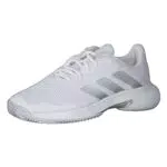 Adidas Damen Courtjam Control W Shoes-Low, FTWR White/Silver Met./FTWR White