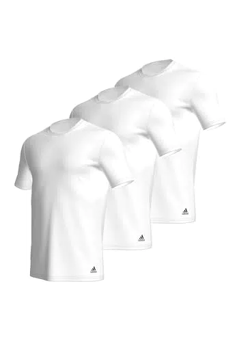 Adidas Herren Crew Neck T-Shirt kurzarm - Hochwertiges Unterhemd