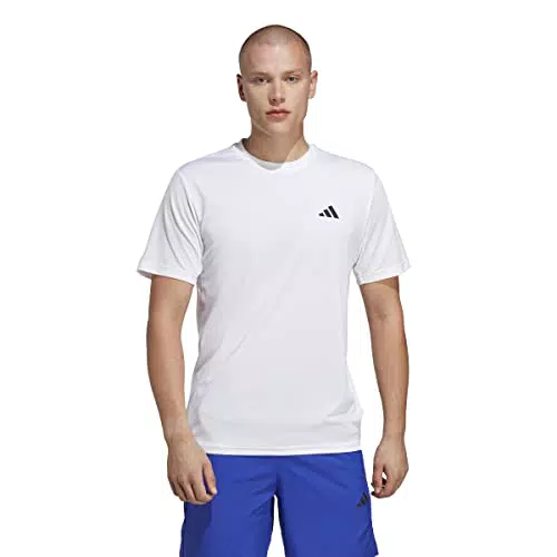 adidas Herren Train Essentials Training Tee, White/Black