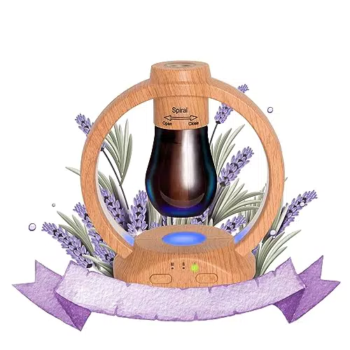 Adirigo Kabelloser Aroma-Diffusor wasserloser Diffusor für ätherische Öle