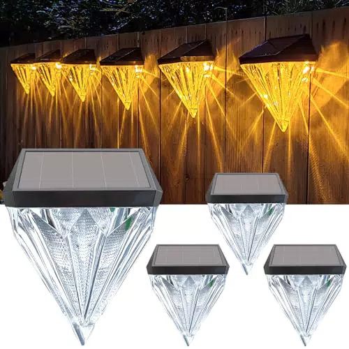 AGOTD Solarlampen für Außen, Wasserdichte Solar Lampe für die Garten dekoration