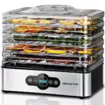 Aigostar Crispy - Dörrautomat, Dörrgerät mit Temperaturregler