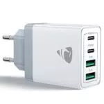 Aioneus USB C Ladegerät mit 4 Ports für iPhone, Samsung und mehr - 40W Schnellladegerät PD 3.0