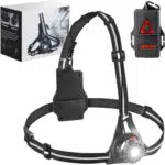 ALFFREUDE Lauflicht USB Wiederaufladbare Lauflampe Joggen 90° Verstellbar Wasserdicht 3 Lichtmodi Lauflicht Joggen Licht Laufen Radfahren Angeln Wandern Camping