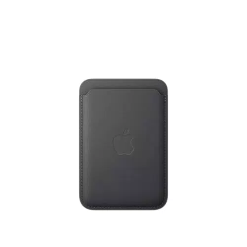 Apple iPhone Feingewebe Wallet mit MagSafe Schwarz ​​​​​​​