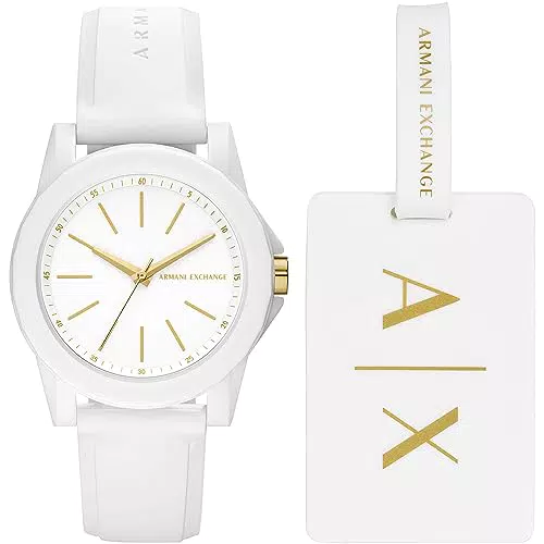 Armani Exchange Watch For Women, Quartz Movement and 40mm Case Size with Stainless steel