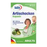 Artischocken Kapseln, Hochdosierte Nahrungsergänzung mit 1200 mg natürlichem 12:1 Artischockenextrakt pro Tagesdosis