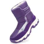 ASOCO DREAM Schneestiefel Damen Warm Gefütterte Winterstiefel Winter Wasserdicht Winddicht Outdoor Rutschfest Winterschuhe
