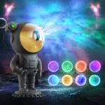 LPONGPOCUI Astronauten Sternenhimmel Projektor – LED Galaxy Lichtprojektor für Schlafzimmer
