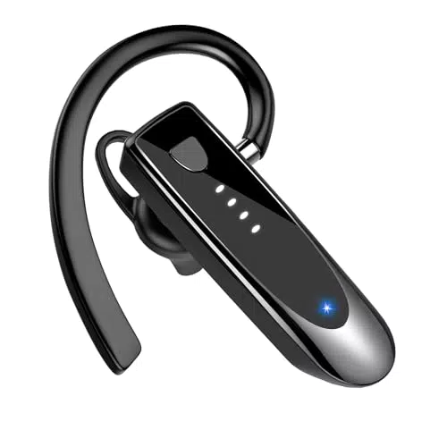 Atheewon Bluetooth Headset Wireless Freisprech Telefon mit Headset Mikrofon V5.4 Freisprech-Bluetooth-Ohrhörer mit 20 Std Sprechzeit