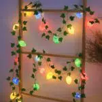 Auting Osterdeko Ostereier efeu lichterkette, 2.3M Osterdeko Innen batterie mit timer