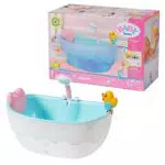 BABY Born Badewanne für Puppen mit interaktivem Waschtisch und Soundfunktion